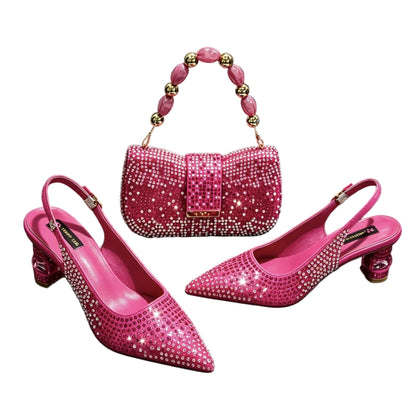 Bling Shoe & Bag Set