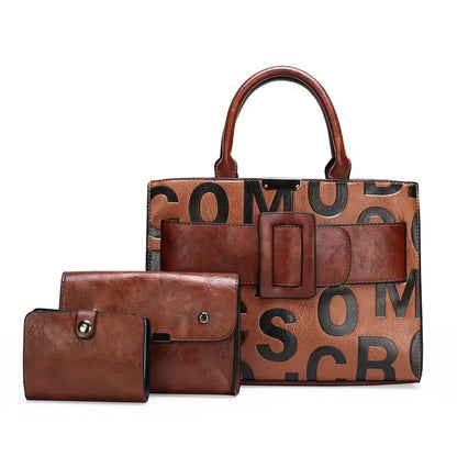 Timeless Charm 3-Piece Handbag Set