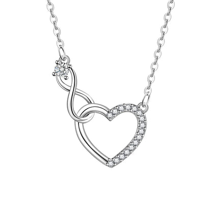 Sterling Silver Heart Necklaces Coco & Dee
