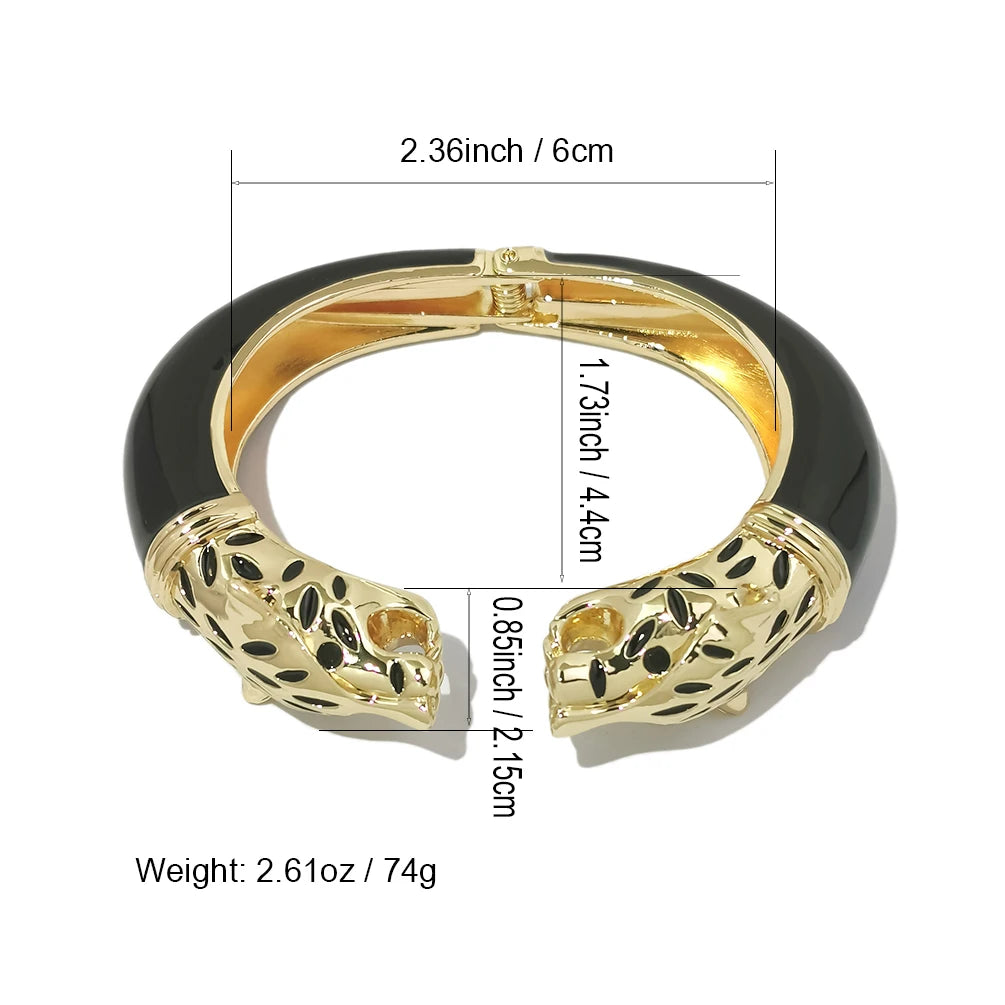 Leopard Head Bracelet