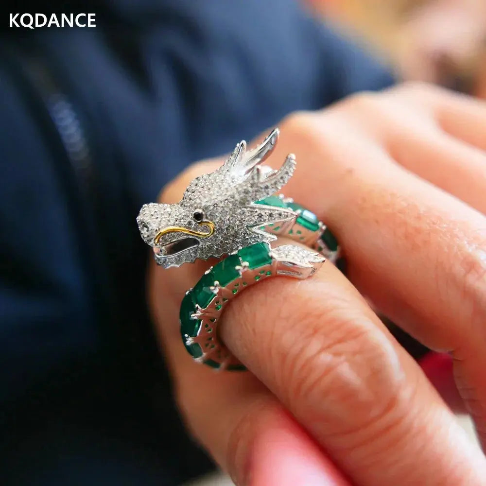 Silver Dragon Ring Coco & Dee