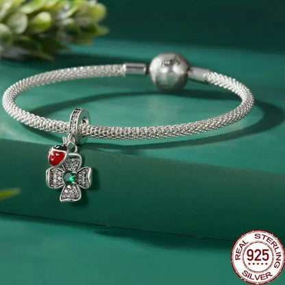 Silver Flower Charm Coco & Dee