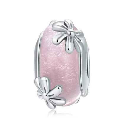 Silver Star Murano Glass Bead Coco & Dee