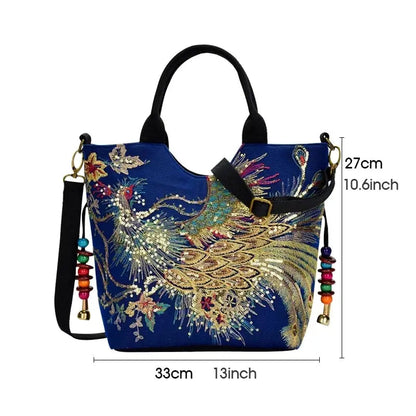 Soho Embroidered Handbag Coco & Dee