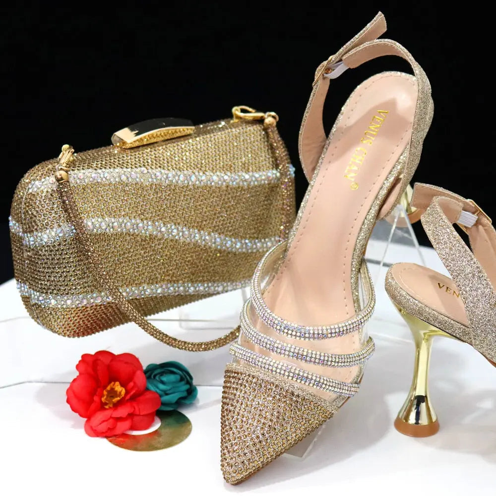 Sparkle Shoe & Bag Set - Coco & Dee UK