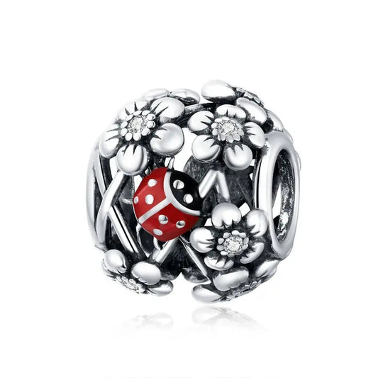 Sterling Silver Flower Charm Coco & Dee