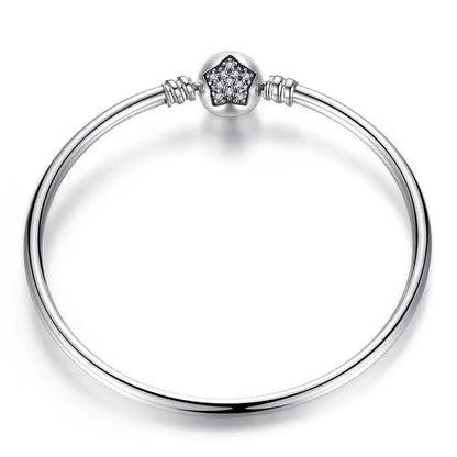 Sterling Silver Snake Bangle Coco & Dee