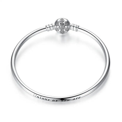 Sterling Silver Snake Bangle Coco & Dee