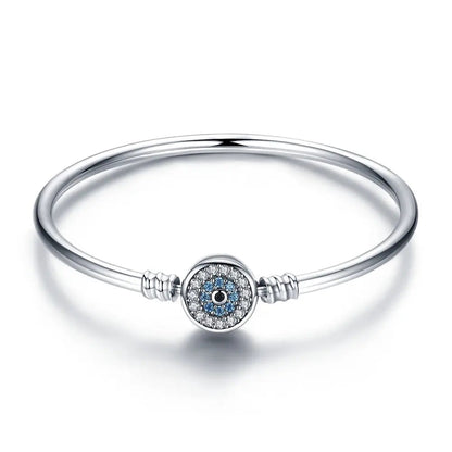 Sterling Silver Snake Bangle Coco & Dee
