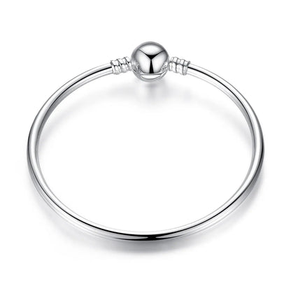 Sterling Silver Snake Bangle Coco & Dee