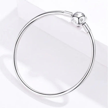 Sterling Silver Snake Bangle Coco & Dee