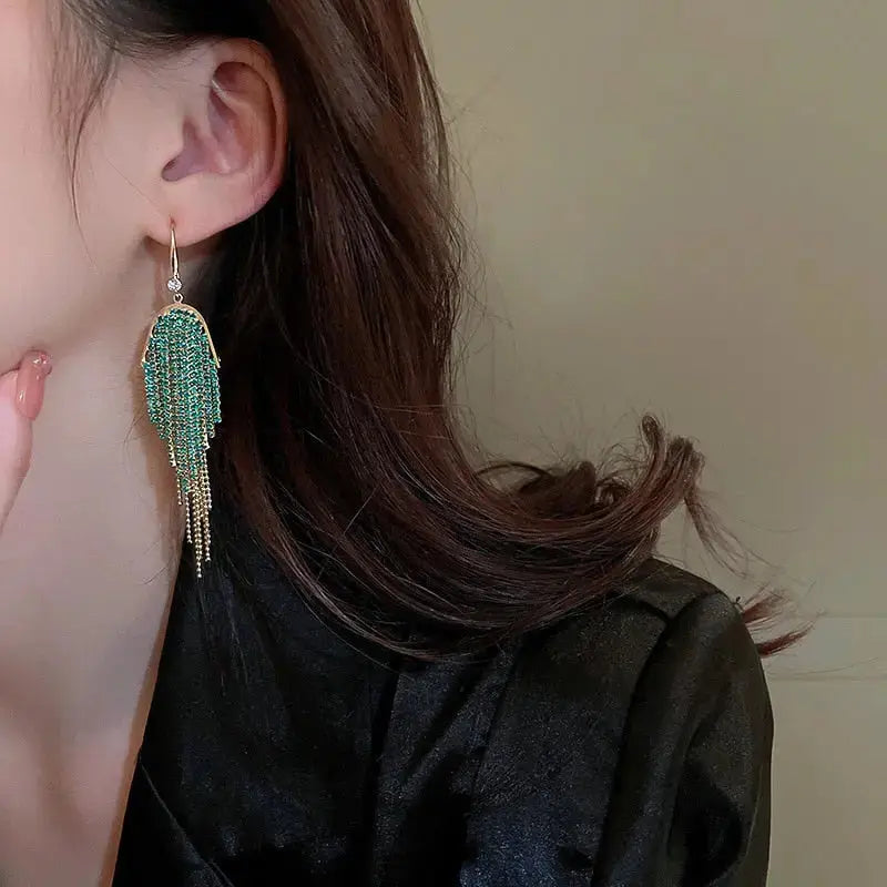 Zanui Rhinestone Earrings - Coco & Dee UK